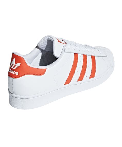 adidas schuhe hoch weiß orange|Orange Sneaker .